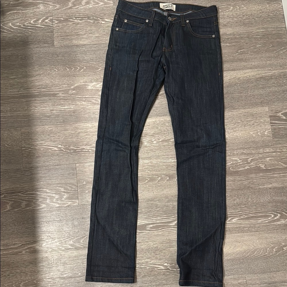 Slim Fit Blue Jeans with Classic Denim Style